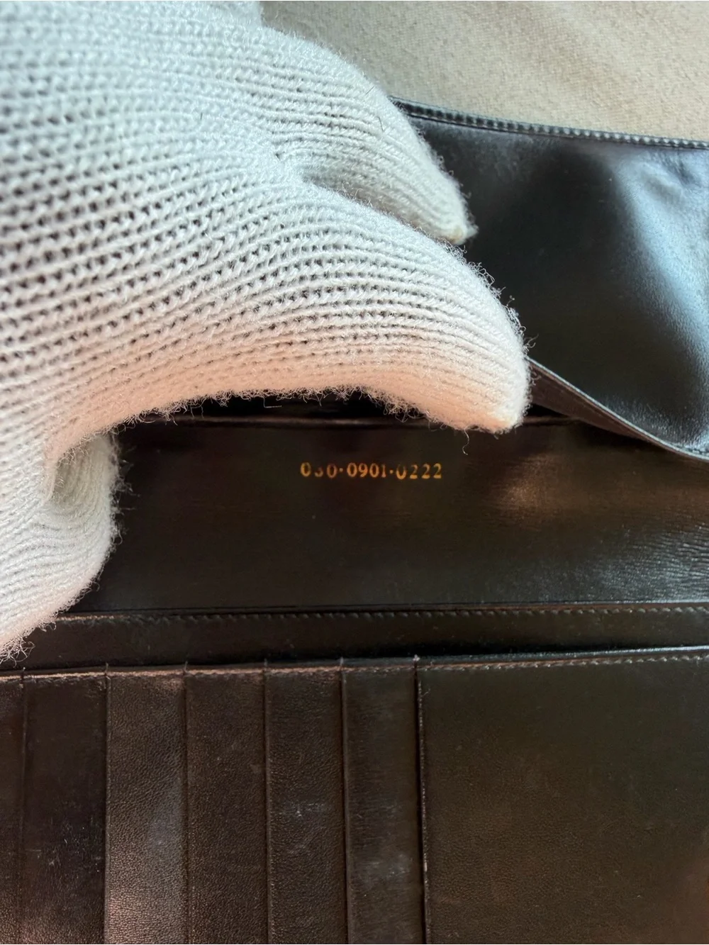 Authentic Black Gucci Leather Men’s Wallet